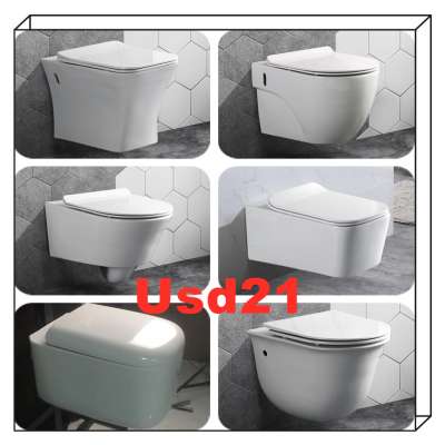 SALE! Discounted economic cheap wall hung toilets  for sale stock clearance low price sanitary ware toilet wc