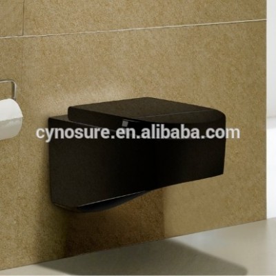 CY3540BL-china manufacturer black wall hung toilet with dimension