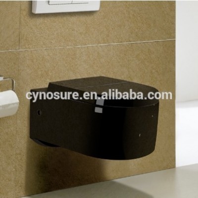 CY3461B-Wall Hung sanitary ware Black Colored toilet